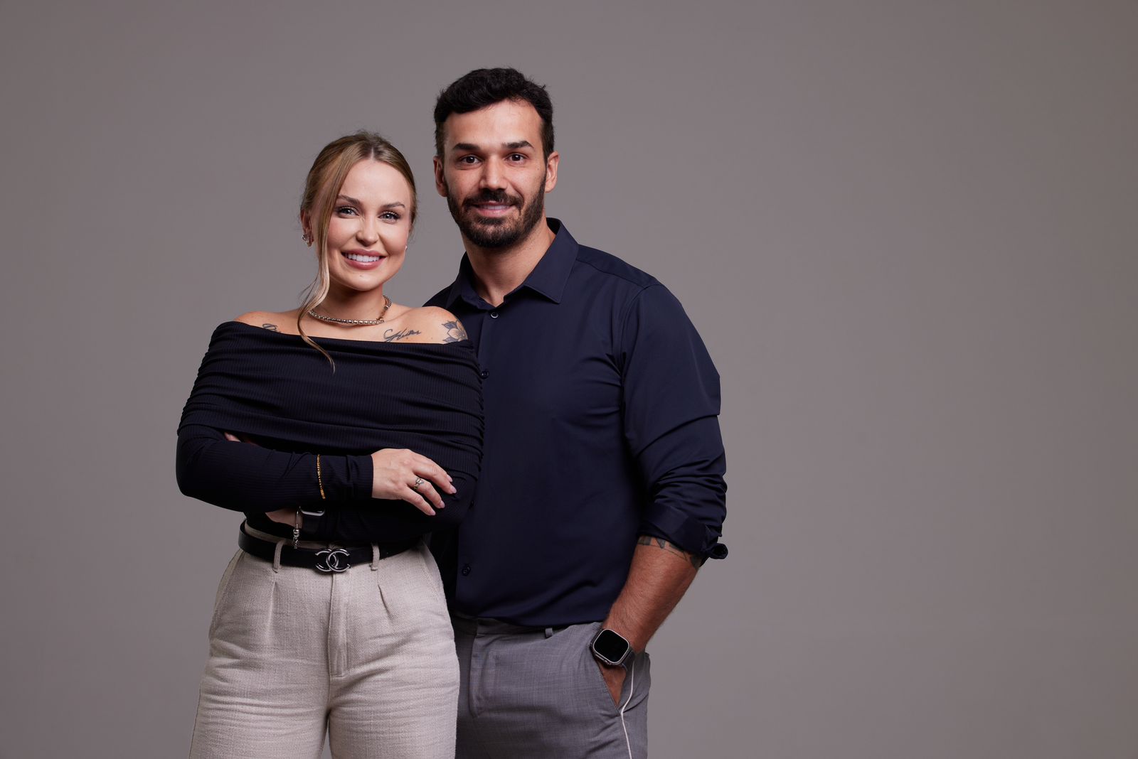 Ana e Leonardo, especialistas Leona Imóveis